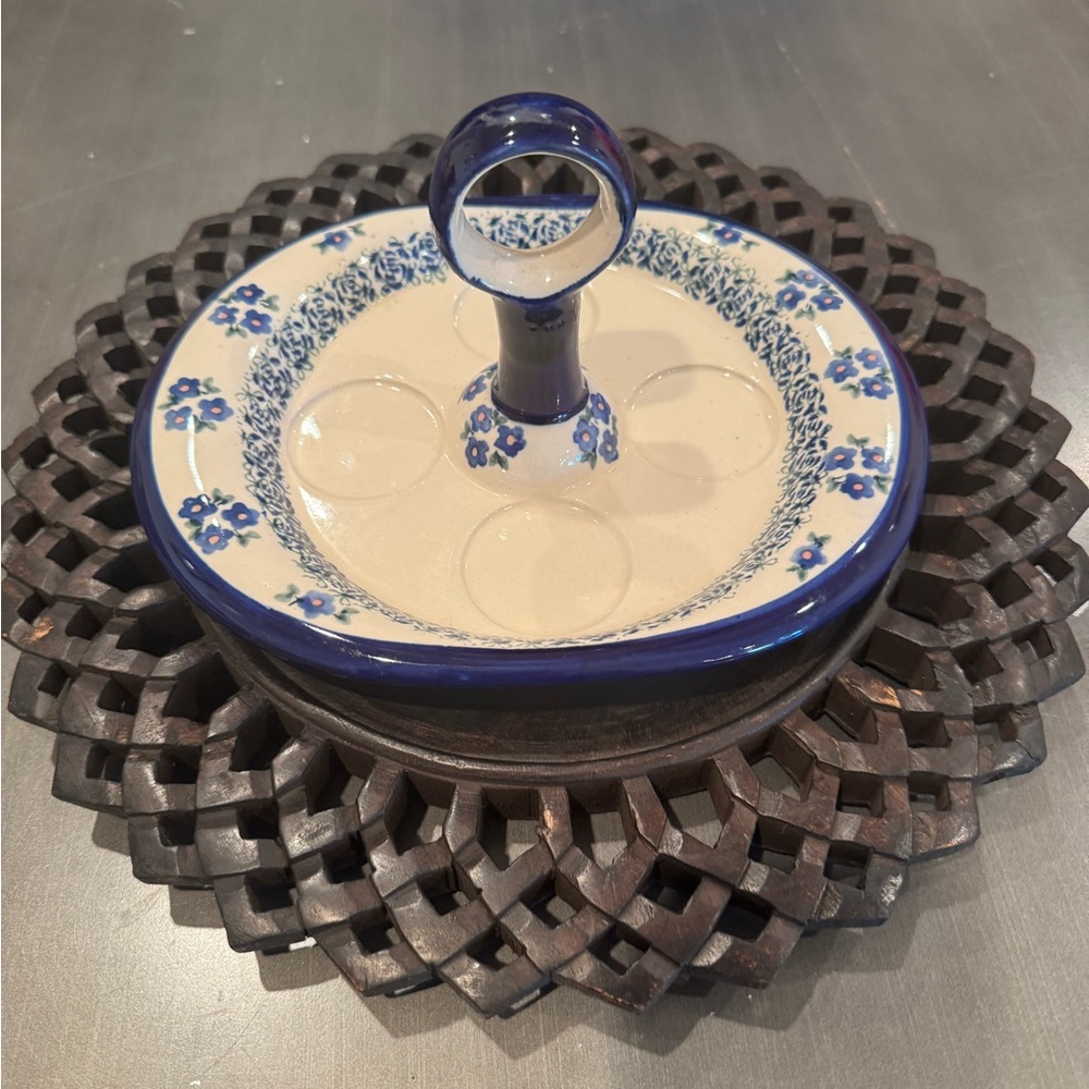Vintage Hand Made Condiment Holder
